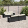 8-piece garden sofa set with black synthetic rattan cushions by , Garden sets - Ref: Foro24-3225349, Price: 548,52 €, Discoun...