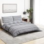 Gray cotton duvet cover set 225x220 cm by , Duvet covers - Ref: Foro24-136445, Price: 26,50 €, Discount: %