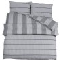 Gray cotton duvet cover set 225x220 cm by , Duvet covers - Ref: Foro24-136445, Price: 26,50 €, Discount: %