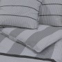 Gray cotton duvet cover set 225x220 cm by , Duvet covers - Ref: Foro24-136445, Price: 26,50 €, Discount: %