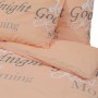 Pink cotton duvet cover set 260x220 cm by , Duvet covers - Ref: Foro24-136521, Price: 30,49 €, Discount: %