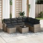 Set mit 8 Gartensofas und Kissen synthetisches Rattangrau von , Gartensets - Ref: Foro24-3219300, Preis: 512,73 €, Rabatt: %