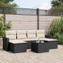 7-piece garden dining set with black synthetic rattan cushions by , Garden sets - Ref: Foro24-3219316, Price: 395,25 €, Disco...