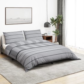 Gray cotton duvet cover set 140x200 cm by , Duvet covers - Ref: Foro24-136432, Price: 21,11 €, Discount: %