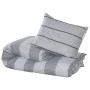 Gray cotton duvet cover set 140x200 cm by , Duvet covers - Ref: Foro24-136432, Price: 21,11 €, Discount: %