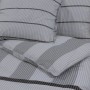 Gray cotton duvet cover set 140x200 cm by , Duvet covers - Ref: Foro24-136432, Price: 21,11 €, Discount: %