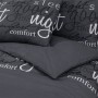 Black cotton duvet cover set 200x200 cm by , Duvet covers - Ref: Foro24-136523, Price: 28,68 €, Discount: %