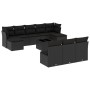 Set mit 11 Stück Gartensofas und Kissen synthetisches Rattan schwarz von , Gartensets - Ref: Foro24-3218295, Preis: 607,73 €,...