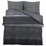 Dark grey cotton duvet cover set 200x220 cm by , Duvet covers - Ref: Foro24-136487, Price: 27,27 €, Discount: %