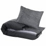 Dark grey cotton duvet cover set 200x220 cm by , Duvet covers - Ref: Foro24-136487, Price: 27,27 €, Discount: %