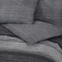 Dark grey cotton duvet cover set 200x220 cm by , Duvet covers - Ref: Foro24-136487, Price: 27,27 €, Discount: %