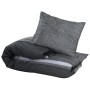 Dark grey cotton duvet cover set 240x220 cm by , Duvet covers - Ref: Foro24-136479, Price: 27,99 €, Discount: %