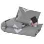 Gray cotton duvet cover set 200x220 cm by , Duvet covers - Ref: Foro24-136472, Price: 23,44 €, Discount: %