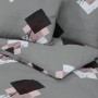 Gray cotton duvet cover set 200x220 cm by , Duvet covers - Ref: Foro24-136472, Price: 23,44 €, Discount: %