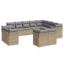 12-piece garden sofa set and brown synthetic rattan cushions by , Garden sets - Ref: Foro24-3250368, Price: 891,72 €, Discoun...