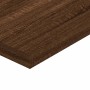 Wall shelves 8 units oak brown engineered wood 40x10x1.5 cm by , Shelves and shelves - Ref: Foro24-838200, Price: 24,38 €, Di...