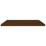 Wall shelves 4 pcs oak brown engineered wood 40x50x1.5cm by , Shelves and shelves - Ref: Foro24-838223, Price: 35,80 €, Disco...