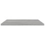 Wall shelves 4 pcs Sonoma gray engineered wood 40x50x1.5 cm by , Shelves and shelves - Ref: Foro24-838221, Price: 35,80 €, Di...