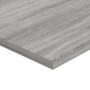 Wall shelves 4 pcs Sonoma gray engineered wood 40x50x1.5 cm by , Shelves and shelves - Ref: Foro24-838221, Price: 35,80 €, Di...