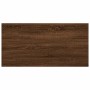 Wall shelves 4 pcs oak brown engineered wood 60x20x1.5cm by , Shelves and shelves - Ref: Foro24-838235, Price: 25,66 €, Disco...