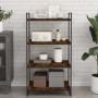 Wall shelves 4 pcs engineered wood smoke oak 60x50x1.5 cm by , Shelves and shelves - Ref: Foro24-838249, Price: 39,53 €, Disc...