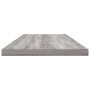 Wall shelves 4 pcs Sonoma gray engineered wood 80x20x1.5 cm by , Shelves and shelves - Ref: Foro24-838263, Price: 33,66 €, Di...