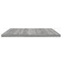 Wall shelves 4 pcs Sonoma gray engineered wood 80x40x1.5 cm by , Shelves and shelves - Ref: Foro24-838275, Price: 45,27 €, Di...