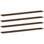 Wall shelves 4 pcs brown engineered wood 100x10x1.5 cm by , Shelves and shelves - Ref: Foro24-838289, Price: 26,84 €, Discoun...