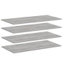 Wall shelves 4 units Sonoma gray engineered wood 100x50x1.5cm by , Shelves and shelves - Ref: Foro24-838307, Price: 63,02 €, ...