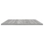 Wall shelves 4 units Sonoma gray engineered wood 100x50x1.5cm by , Shelves and shelves - Ref: Foro24-838307, Price: 63,02 €, ...