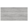 Wall shelves 4 units Sonoma gray engineered wood 100x50x1.5cm by , Shelves and shelves - Ref: Foro24-838307, Price: 63,02 €, ...