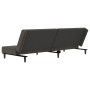 Dark gray velvet 2-seater sofa bed by , Sofas - Ref: Foro24-375733, Price: 189,63 €, Discount: %