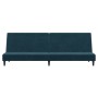 2 seater blue velvet sofa bed by , Sofas - Ref: Foro24-375731, Price: 214,96 €, Discount: %