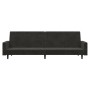 Dunkelgraues 2-Sitzer-Schlafsofa aus Samt von , Sofas - Ref: Foro24-375738, Preis: 242,81 €, Rabatt: %