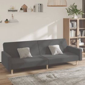 2 seater sofa bed light gray fabric by , Sofas - Ref: Foro24-375727, Price: 214,16 €, Discount: %