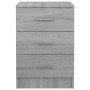 Mesita de noche madera contrachapada gris Sonoma 38x35x56 cm de vidaXL, Mesitas de noche - Ref: Foro24-815323, Precio: 59,74 ...