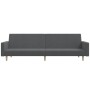 2 seater sofa bed light gray fabric by , Sofas - Ref: Foro24-375727, Price: 213,99 €, Discount: %