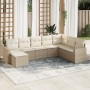 Garden sofa set with beige cushions 8 pcs PE rattan by , Garden sets - Ref: Foro24-3219348, Price: 639,45 €, Discount: %