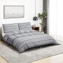 Gray cotton duvet cover set 260x240 cm by , Duvet covers - Ref: Foro24-136438, Price: 31,15 €, Discount: %