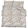 White and brown cotton duvet cover set 200x220 cm by , Duvet covers - Ref: Foro24-136412, Price: 23,44 €, Discount: %