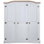 White Corona style Mexican pine wood cabinet with 3 doors by vidaXL, Wardrobes - Ref: Foro24-282622, Price: 467,40 €, Discoun...