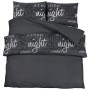 Black cotton duvet cover set 260x220 cm by , Duvet covers - Ref: Foro24-136536, Price: 30,49 €, Discount: %