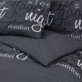 Black cotton duvet cover set 260x220 cm by , Duvet covers - Ref: Foro24-136536, Price: 30,49 €, Discount: %