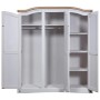 White Corona style Mexican pine wood cabinet with 3 doors by vidaXL, Wardrobes - Ref: Foro24-282622, Price: 467,40 €, Discoun...