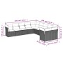 10-piece garden sofa set with gray synthetic rattan cushions by , Garden sets - Ref: Foro24-3218240, Price: 624,99 €, Discoun...