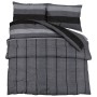 Dark gray cotton duvet cover set 260x220 cm by , Duvet covers - Ref: Foro24-136431, Price: 32,57 €, Discount: %