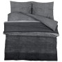 Dark gray cotton duvet cover set 200x200 cm by , Duvet covers - Ref: Foro24-136486, Price: 24,24 €, Discount: %