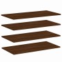 Wall shelves 4 pcs oak brown engineered wood 80x40x1.5cm by , Shelves and shelves - Ref: Foro24-838277, Price: 47,47 €, Disco...