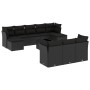 11-piece garden sofa set and black synthetic rattan cushions by , Garden sets - Ref: Foro24-3250174, Price: 699,30 €, Discoun...