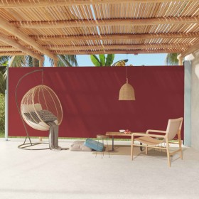 Retractable side awning for red patio 220x600 cm by , Umbrellas - Ref: Foro24-317979, Price: 126,99 €, Discount: %